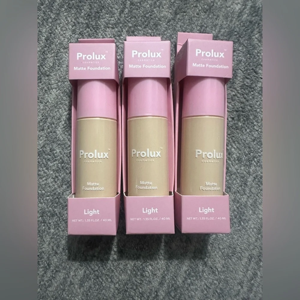ProLux Foundation Set of 3 Shade Light Viral Trendy Trending Concealer Makeup